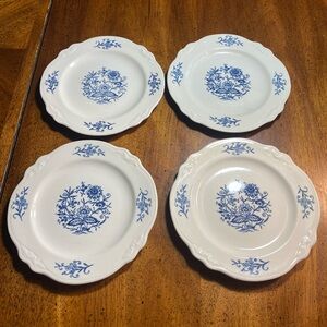 Homer Laughlin Dresden 6 3/8” B& B plates set of 4